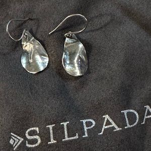 SILPADA Textured 925 Sterling Silver Instant Classic Earrings W2834